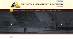 Desktop Screenshot of nkpowerinfra.com